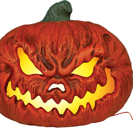 Zucca di Halloween con luce, 38 cm