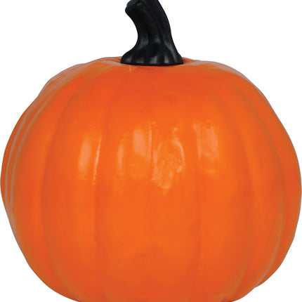 Zucca di Halloween arancione horror 20 cm
