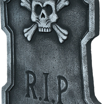 Lapide di Halloween grigia Rip 55 cm