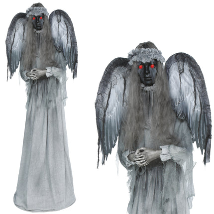 Halloween Pop Dark Angel con luci, suoni e movimenti, 1,7 m