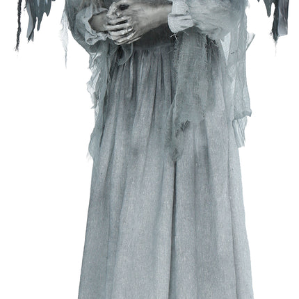 Halloween Pop Dark Angel con luci, suoni e movimenti, 1,7 m