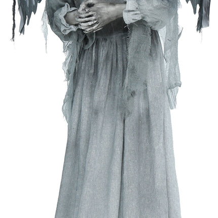 Halloween Pop Dark Angel con luci, suoni e movimenti, 1,7 m