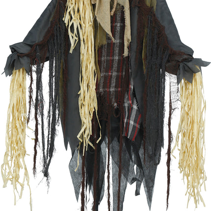 Spaventapasseri Halloween Pop Horror con luci, suoni e movimenti, 1,75 m