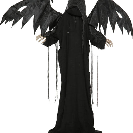 Scheletro di Halloween con luci, suoni e movimenti, 1,7 m