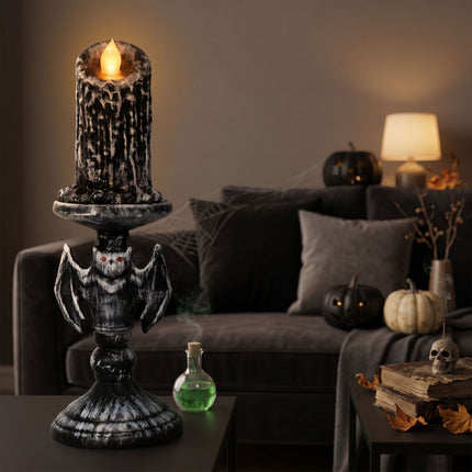 Portacandele di Halloween con lampada, 26 cm