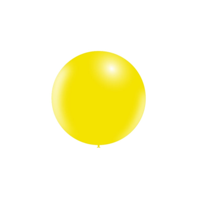 Palloncino gigante giallo limone 60 cm