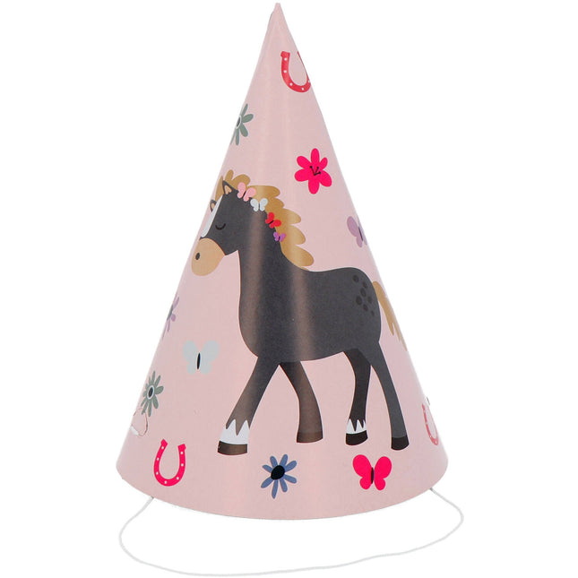 Cappelli da festa a forma di cavallo 16 cm 6 pezzi