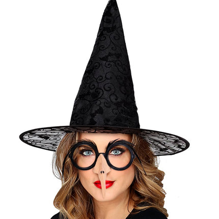 CAPPELLO DA STREGA CON PIPISTRELLI