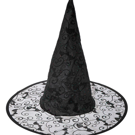 CAPPELLO DA STREGA CON PIPISTRELLI