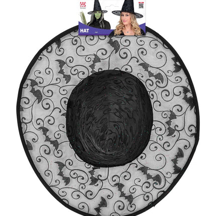 CAPPELLO DA STREGA CON PIPISTRELLI