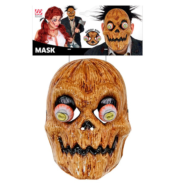 MASCHERA CON OCCHI A FORMA DI ZUCCA