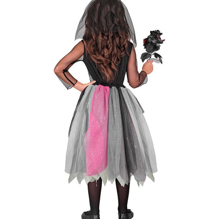 VESTITO DA SCHELETRO CON ROSE