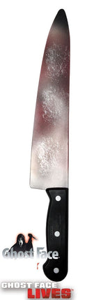 Coltello finto di Halloween insanguinato 38 cm