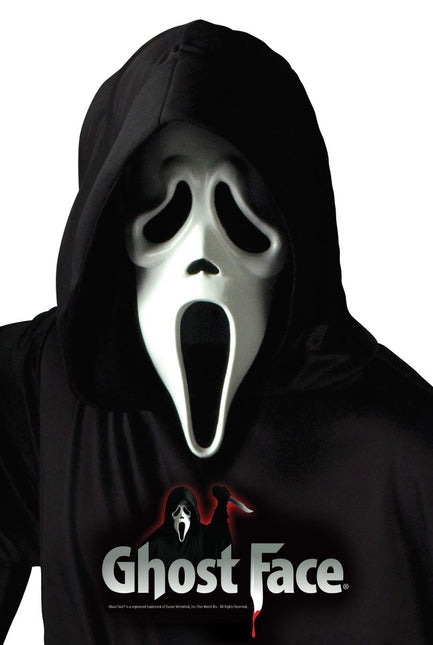Maschera Ghostface con cappuccio