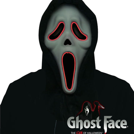 Maschera di Ghostface con luci