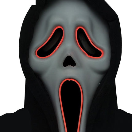 Maschera di Ghostface con luci