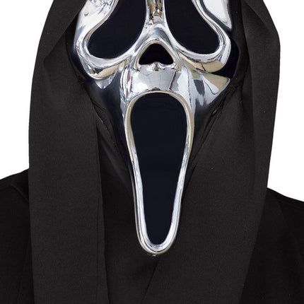 Maschera di Ghostface argento