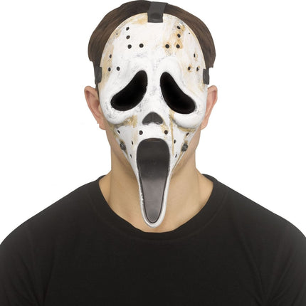 Maschera di Ghostface consumata