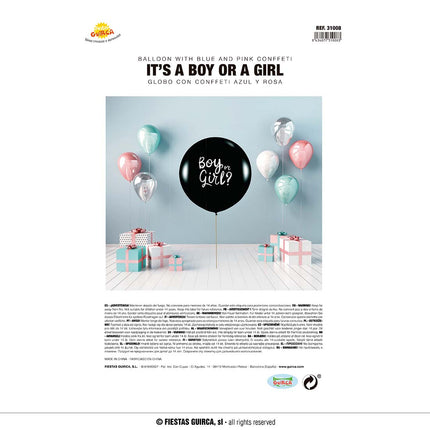 Palloncino Gender Reveal 70 cm