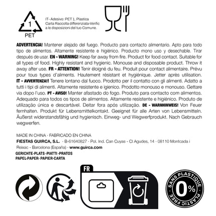 Tazze in foglia di palma 240ml 6pz