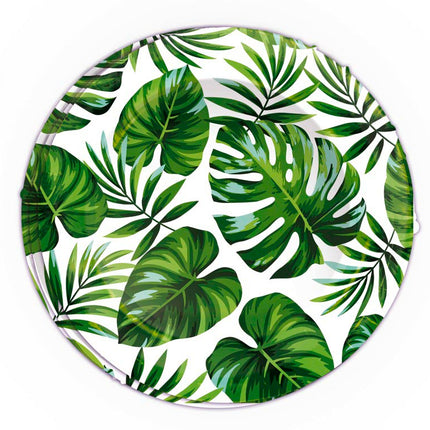 Piatti a forma di foglia di palma 23cm 6pz