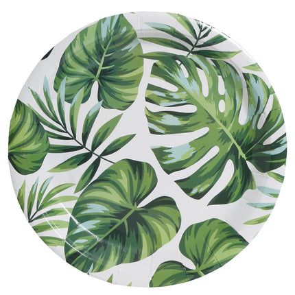 Piatti a forma di foglia di palma 23cm 6pz