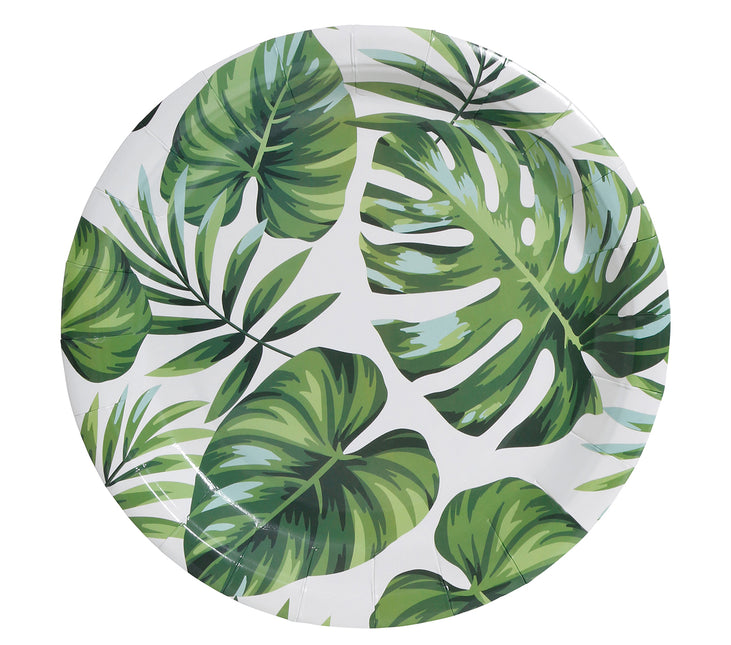 Piatti a forma di foglia di palma 23cm 6pz