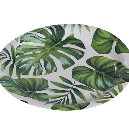 Piatti a forma di foglia di palma 23cm 6pz