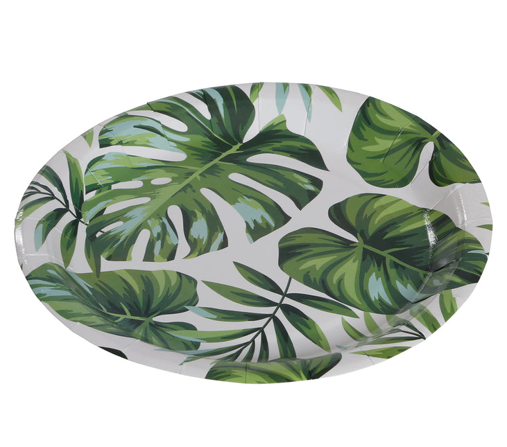Piatti a forma di foglia di palma 23cm 6pz