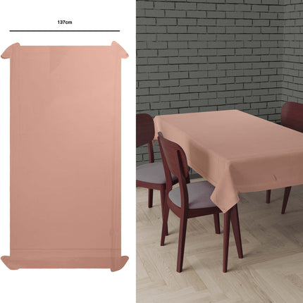Tovaglia oro rosa metallizzata 2,74m
