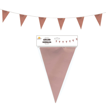 Bandiera oro rosa 10m