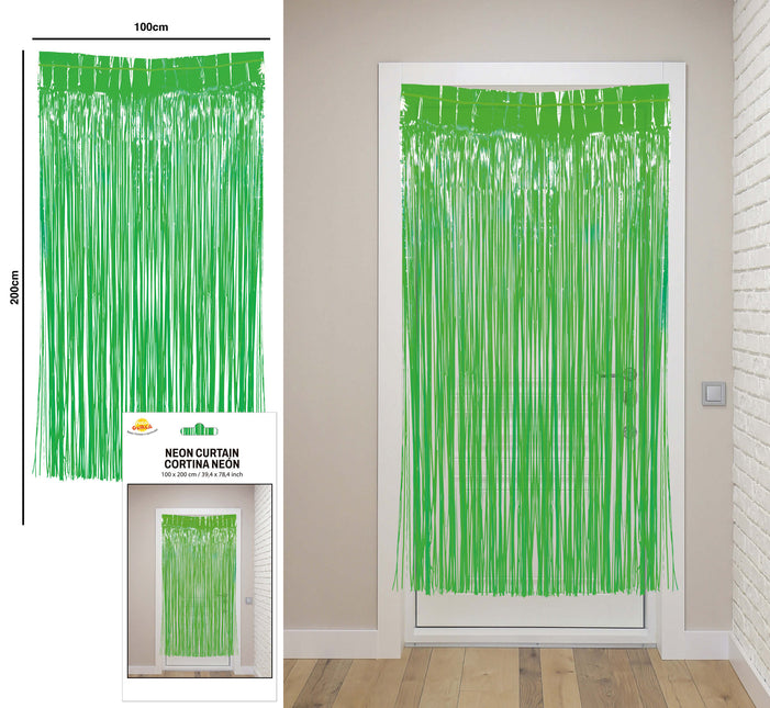 Tenda per porta verde 2m