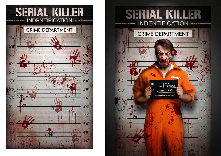 Decorazione murale di Halloween Serial Killer 2m