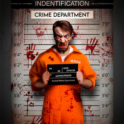 Decorazione murale di Halloween Serial Killer 2m