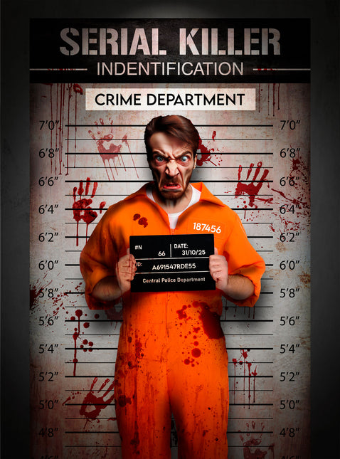 Decorazione murale di Halloween Serial Killer 2m