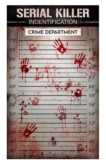 Decorazione murale di Halloween Serial Killer 2m