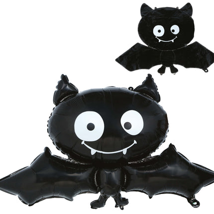 Palloncino ad elio di Halloween a forma di pipistrello, vuoto, 75 cm