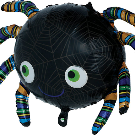 Palloncino ad elio di Halloween a forma di ragno, sgonfio, 75 cm