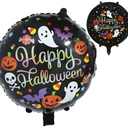 Palloncino ad elio per Halloween, colorato, vuoto, 50 cm