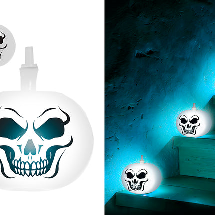 Palloncini di Halloween a forma di zucca con luce, 20 cm