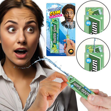 Confezione di gomme da masticare all'acqua.