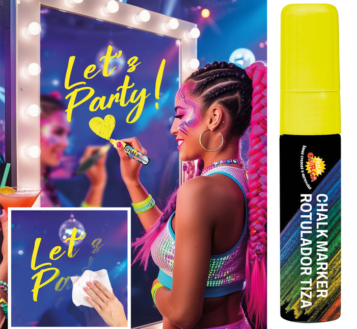 Pennarello a gesso giallo