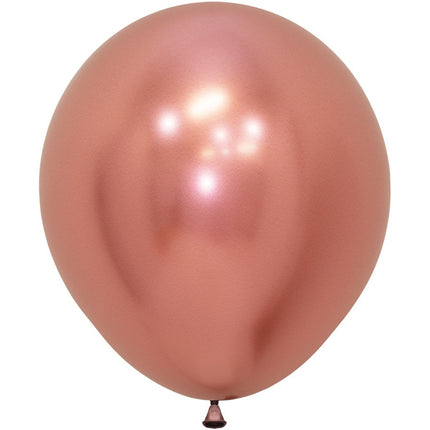 Palloncini oro rosa 45cm 15pz