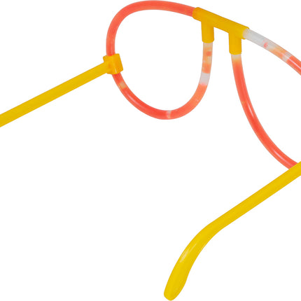 Occhiali che brillano al buio