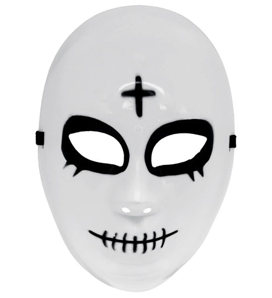 Maschera satanica bianca