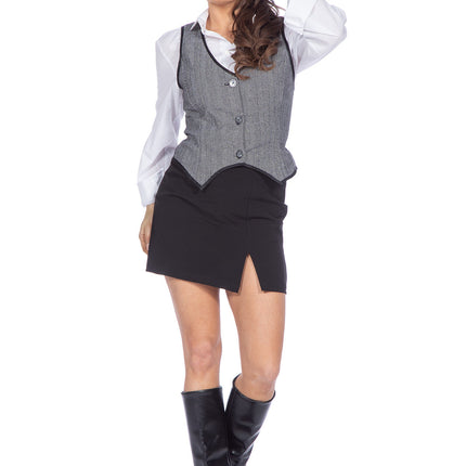 Completo da ruggenti anni '20 con gonna