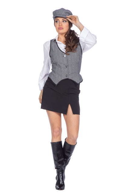 Completo da ruggenti anni '20 con gonna