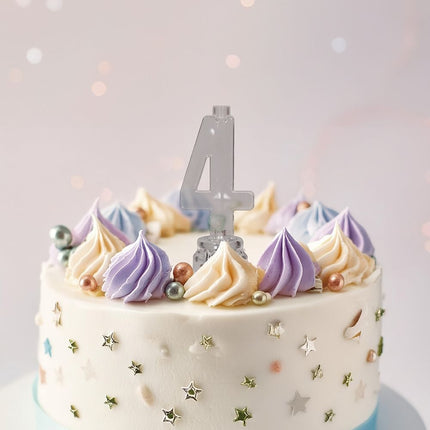 Portacandela 4 Anni Led 13cm