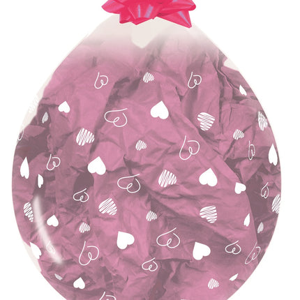 Palloncino Cuore Rosa 45cm 25 pezzi
