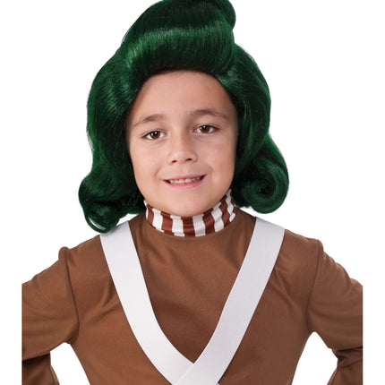 Parrucca Oompa Loompa Bambino
